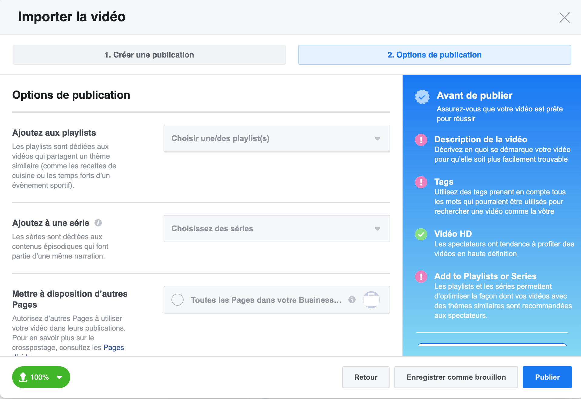 partager video natif youtube sur facebook