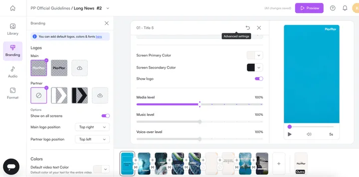 Add your brand elements on your marketing videos with PlayPlay