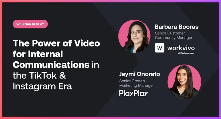 Workvivo Webinar Thumbnail - Replay