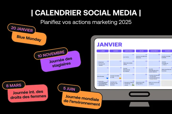 Calendrier Social Media 2025 : planifiez vos actions marketing 