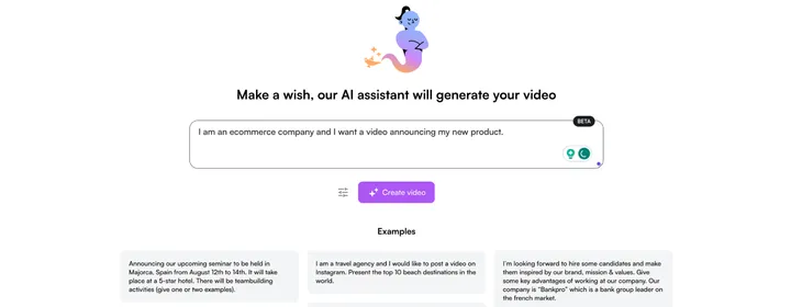 Use AI to create your social media video