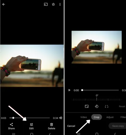 How to crop a video on Android