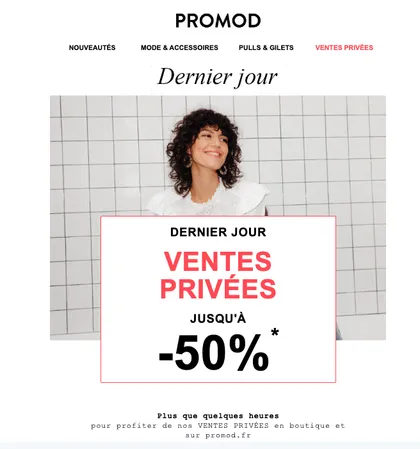 Exemple emailing promotionnel