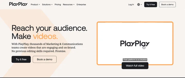 PlayPlay employer branding example