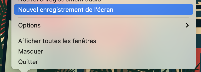 Comment filmer son écran sur MacBook