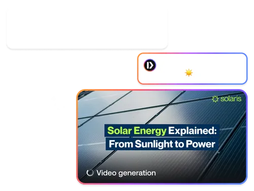 AI Features - Conversational to video