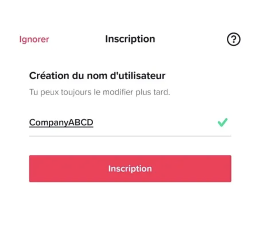 TikTok compte entreprise 