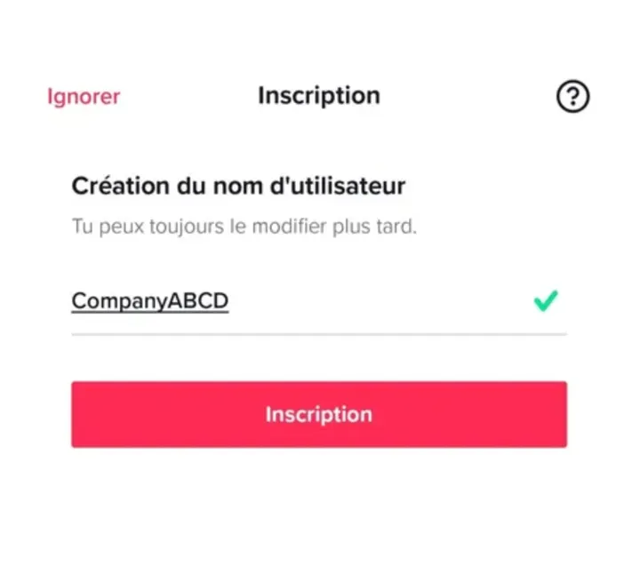 TikTok compte entreprise 