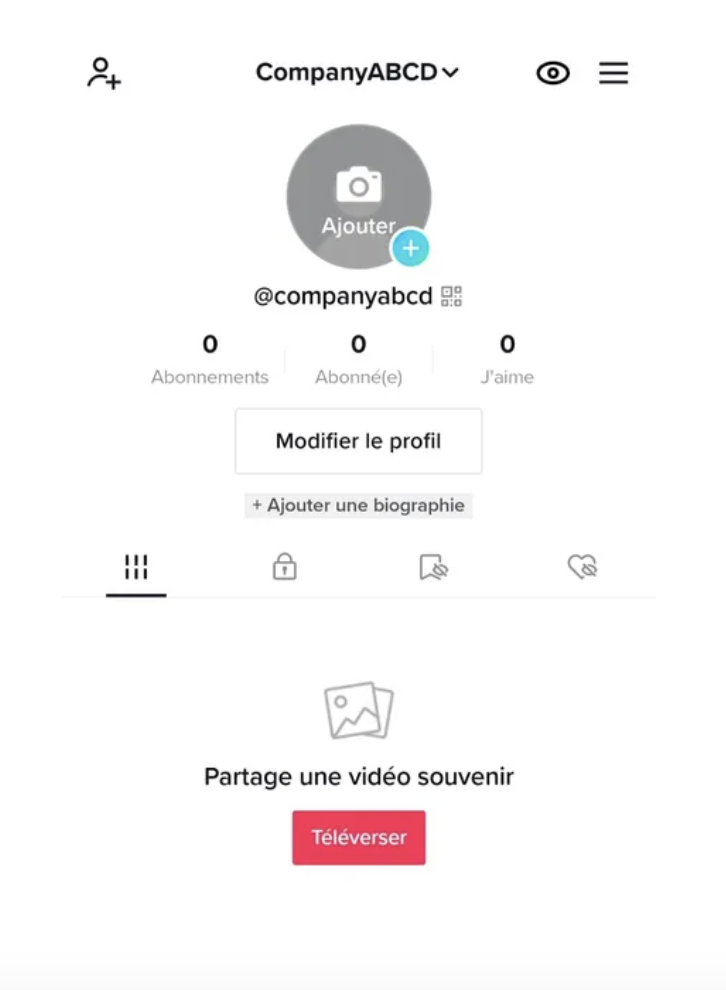 TikTok compte entreprise 