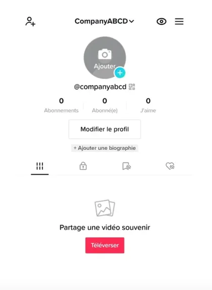 TikTok compte entreprise 